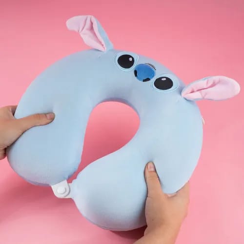 Almohada viajera Stitch