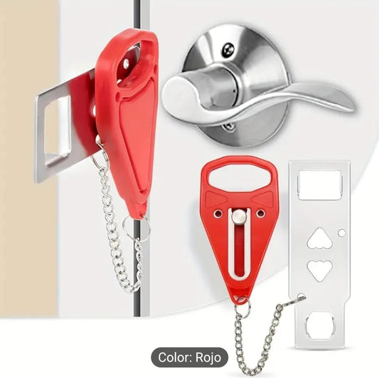 Cerradura para puerta portátil