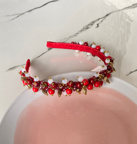 Diadema Tejida con piedras