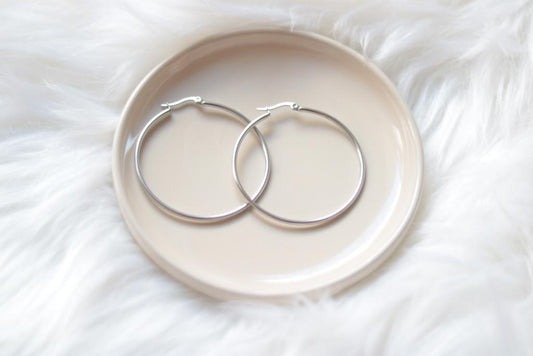 Aros grandes dorados