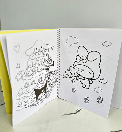 Libro para colorear Kuromi - Sanrio