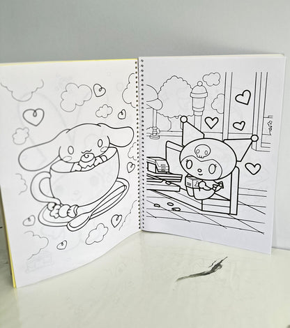 Libro para colorear Kuromi - Sanrio