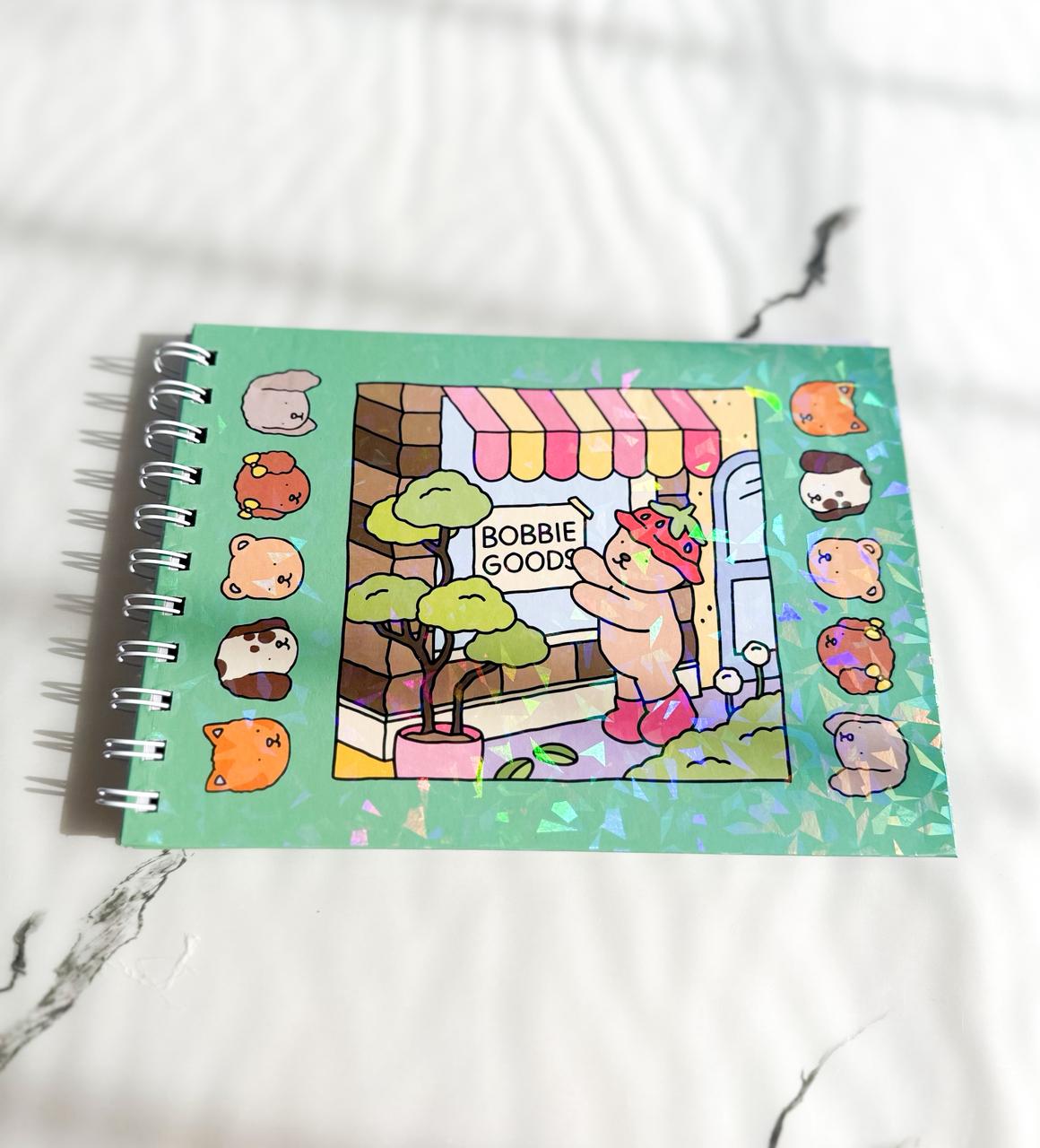 libro para colorear Ositos con pasta dura