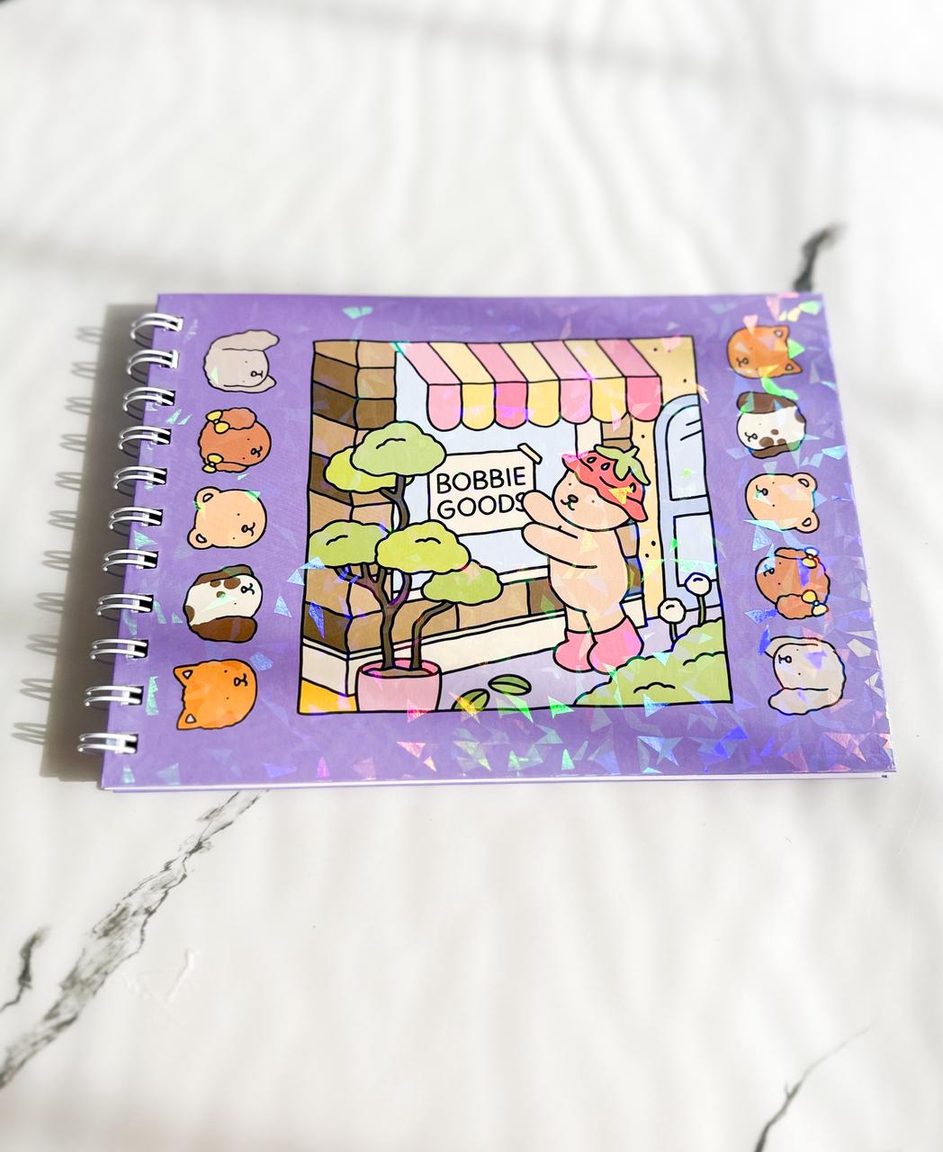 libro para colorear Ositos con pasta dura