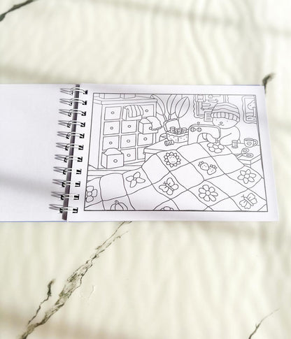 libro para colorear Ositos con pasta dura