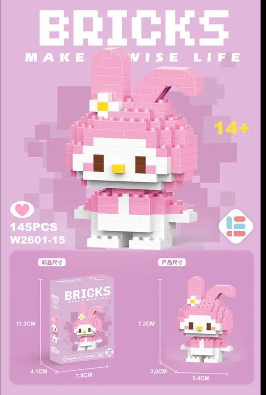 Figura My Melody tipo lego