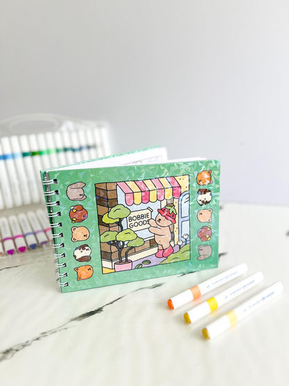 libro para colorear Ositos con pasta dura