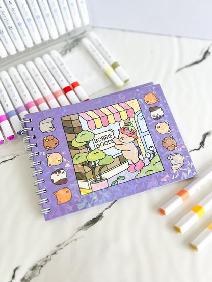 libro para colorear Ositos con pasta dura