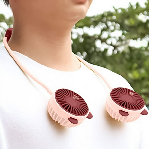 Abanico pequeño para cuello o escritorio