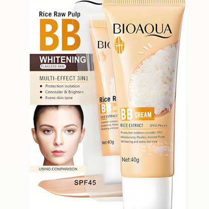 Protector solar con BB Cream - BIOAQUA Antiarrugas SPF 45+